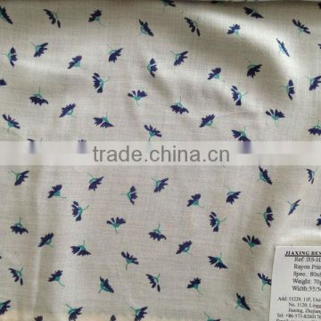 Printed spun rayon voile fabric, Rayon Voile fabric
