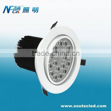 18W high power led recessed ceiling light energy efficiency ceiling light fitting indoor ceiling mount led light