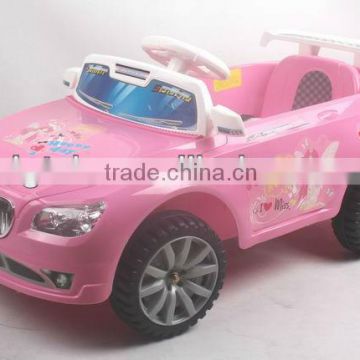New pink color of kids battery operated cars 835 with music,working light with EN71 approved!