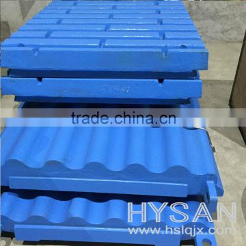 Alloy steel jaw plate jaw crusher spare parts
