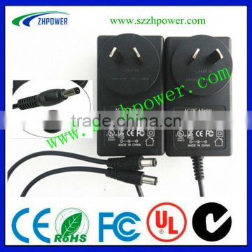 2013 new product! 12v 2a ac dc power adapter AU pass SAA.GS, use to LED light,Dc jack is:5.5*2.1mm