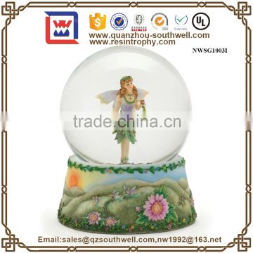 OEM Souvenir Resin Craft Customized Fairy Snow Globe
