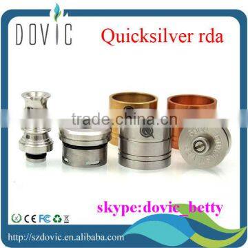 mechanical quicksilver rda clone with copper plated silver pin