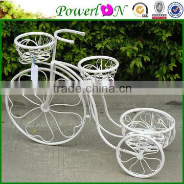 Discounted Classic Wrough Iron 3 Tier Bicycle Shape Plant Pot For Home Patio Garden Backyard I29M TS05 G00 X00 PL08-5328