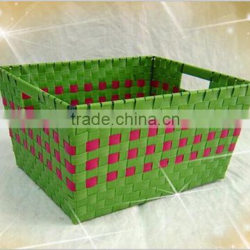 PP material woven elegance countertop rattan basket