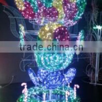 led outdoor Christmas motif light for candy tree