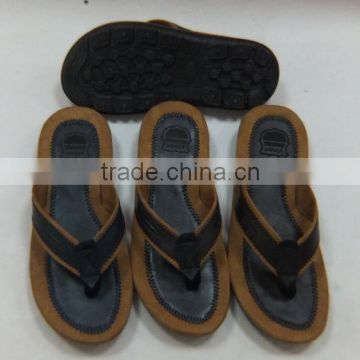 professional manufacture cheap men pu slipper