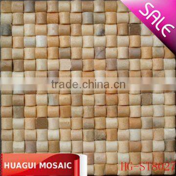 Syria design natural round stone mosaic for background HG-ST8027