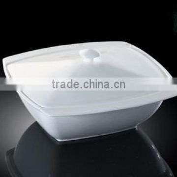 H8343 porcelain cambered soup pot/bowl/tureen with lid