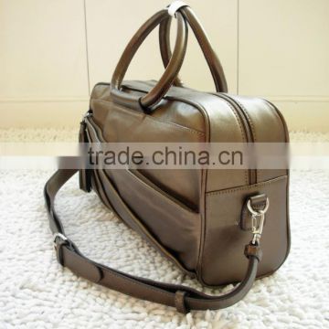Leather ladies handbags women travel bag duffel bag weekender gym bag