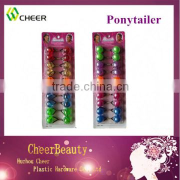 blister pack bead ponytail holder buy rubber bands from China yiwu