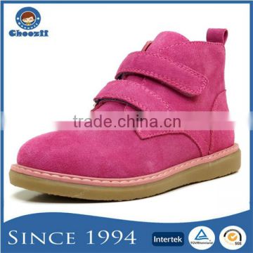 2016 Fashion Suede Leather High Cut Flat Shoes for Girls