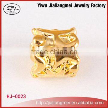 Wholesale DIY gold beads Round Shape Spacer for bracelet