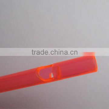 Colored Injection lollipop whistle stick
