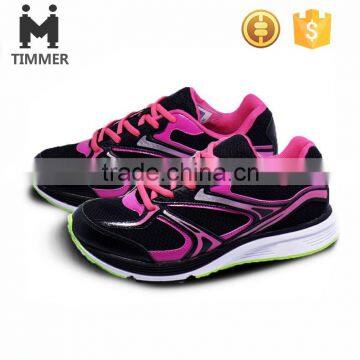 Hottest design comfortable red women running outdoor sport shoes