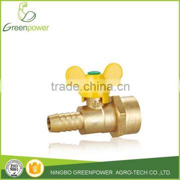 Femal Thread Butterfly Brass Gas Valve