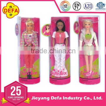 ICTI FACTORY Defa Lucy New Products PVC fashion Indian African Barbiee doll with EN71/ASTM/AZO FREE CERTIFICATIONS