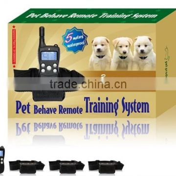 Wholesale 300M High Quality remote Dog Training Dog Collar with LCD display for 3 dogs