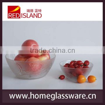 WholesaleVPromotion of glass Fresh Fruit Salad bowl