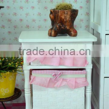 delicate and double wooden storage cabinet