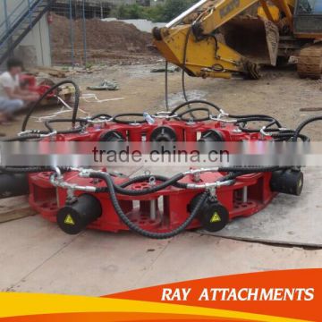 MOST Advanced!!! Adjustable chain Hydraulic Round Pile Breaker SP500 with Hydraulic cylinder