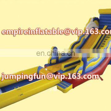 Latest CE certification inflatable medium size water slide for sale ID-SLM044