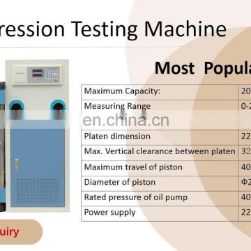 TBTCTM-LCD2000S ASTM 220V LCD Display Touch screen Compression Testing Machine