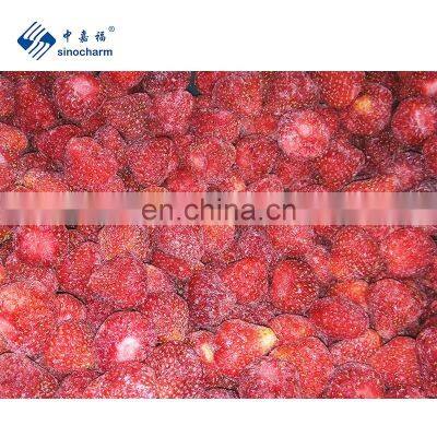 Sinocharm BRC-A Approved Strawberry IQF Whole Frozen Strawberry