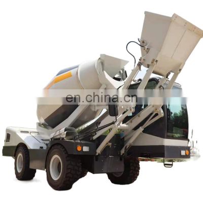 Cheap Self loading mobile 4.0m3 concrete mixer truck for sale