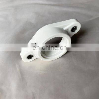 TP-FL205  White Thermoplastic pillow block bearing  PBT housing , stainless insert bearing