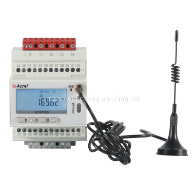ADW300W--WF wireless metering instruments optional communication modes external split core CT LCD display power monitoring