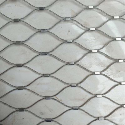 304 anti-fall anti-high-altitude stainless steel rope net supply, quality assurance, rhombic hole sun room anti-fall net
