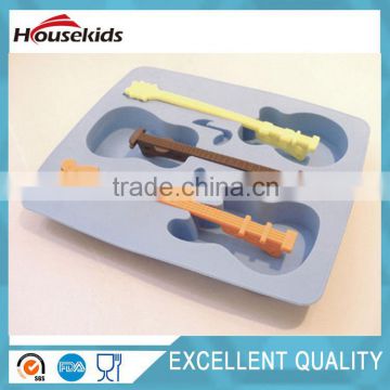 DIY Guitar Silicone Ice Cube Mould Maker Ice Tray Juice Tray