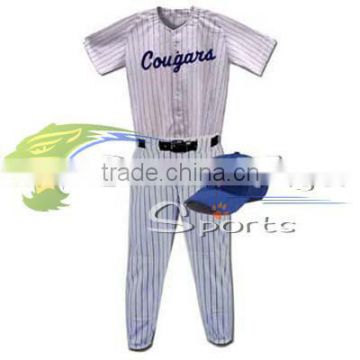2016 hot selling cheap custom design baseball jersey uniform