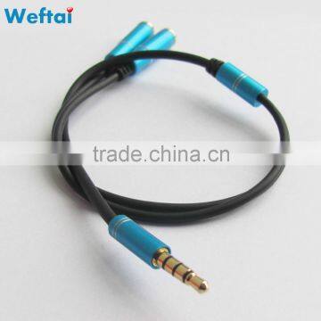 High quality blue color audio cable