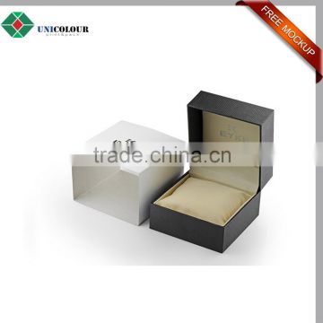 2016 new design automatic watch gift box with custom size &pillow
