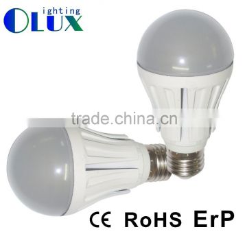 Super Aluminum housing light A60 led bulb E27 Cool white 12W 1000lm CRI80 A60/G60 led lamp 2835SMD A60 led light China supplier