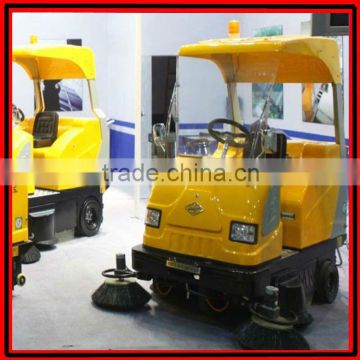 Ride-on type outdoor sweeper