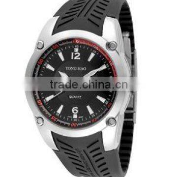 fashion good quality rubber band digital watch mens stainless steel watch