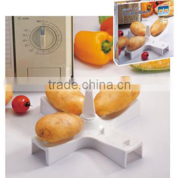 Plastic microwave potato baker plastic microwave cookware potato baker