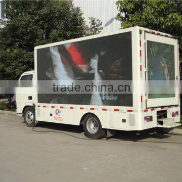 High quality low price dongfeng small led advertising truck