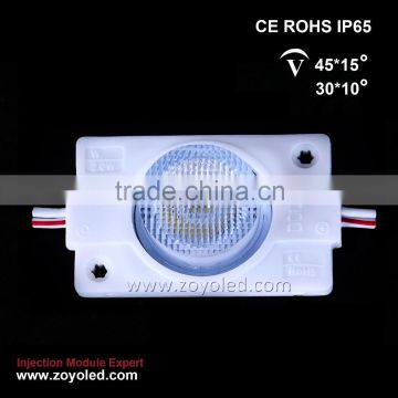 shenzhen zoyo injection led module with lens 3030/5050/5730 DC12V CE Rohs