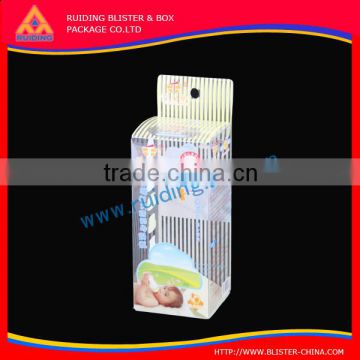 manufacture PP plastic wrap packaging for tablet laptop sleeve, with hanger for display