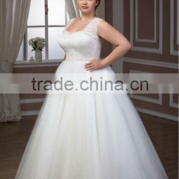 New collection Italy design fluffy Wedding Dress Plus size