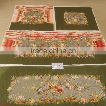 Manufacturer sell imitate hand made aubusson sofa cover set