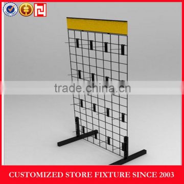Double side wire sock display rack for shop accessories