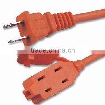 13A Extension Cord with 125V Voltage Suitable for Indoor Use
