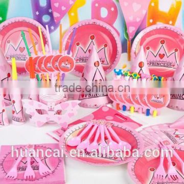 Bithday Party Kids Sets For Birthday Party Decorations Supplies With Fork and Kneif