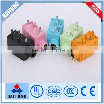 5pin colorful phone jack audio jack colors plug in jacks