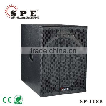 SPE audio powerful 18" speaker subwoofer